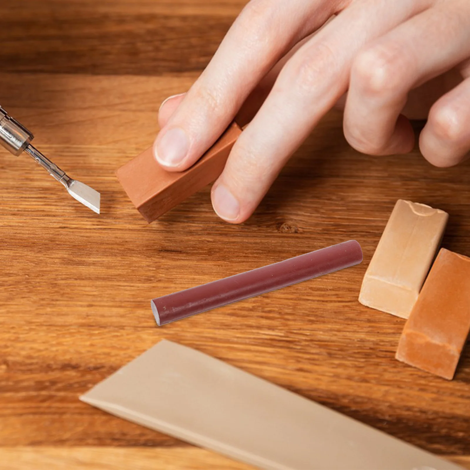 

2Pcs Wood Repair Crayons Wax Sticks for Furniture Floors Cabinets Doors Tables Scratch Crack Filler Marker
