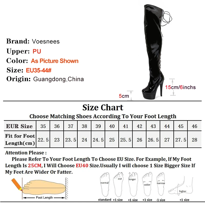 Pole Dancing Long Shoes Night Club Party Queen Boots Over The Knee Boots High Heels Women Boots Sexy Thin Heels Shoes Plus Size