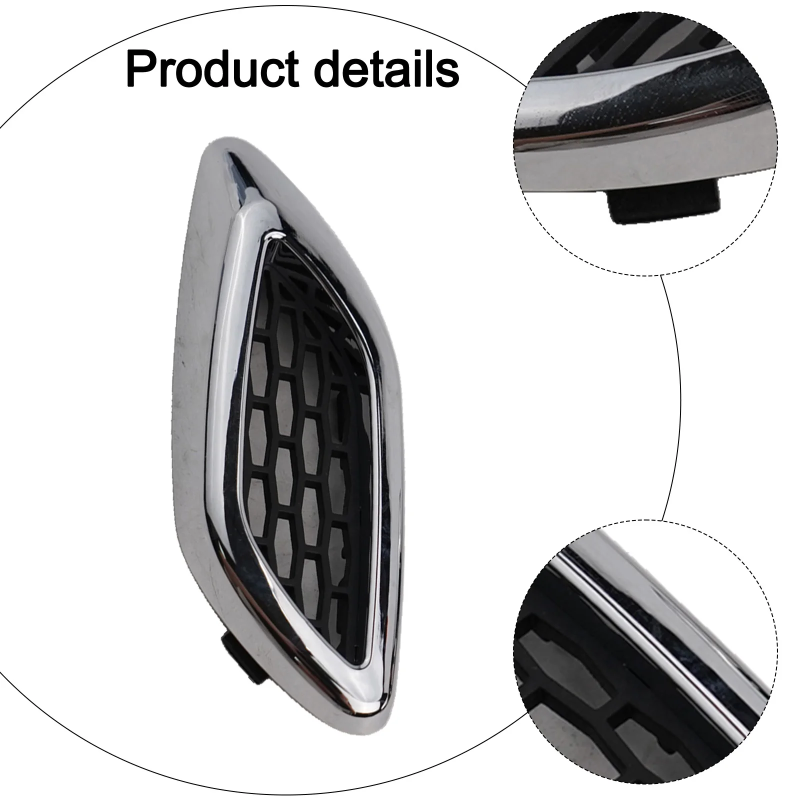 

Передняя вентиляционная решетка, хромированное крыло, вентиляционное отверстие, прямая замена, высокая универсальная установка для Levante