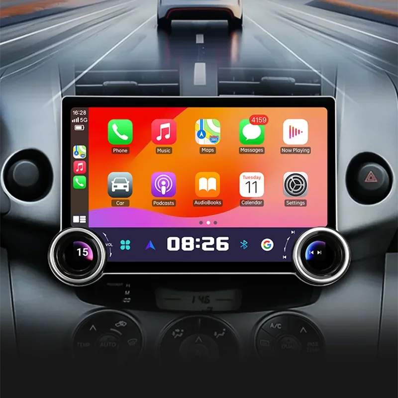 Eunavi 11.8 Autoradio Car Radio For Toyota RAV4 2005-2013 Car Audio Multimedia Player Wireless Carplay
