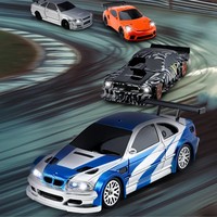 1/43 Scale RTR RC Dift Race Car 4WD Gyro Four-wheel Drive Radio Control High Speed Model 2.4G Racing Drifting Cars Gifts Toys