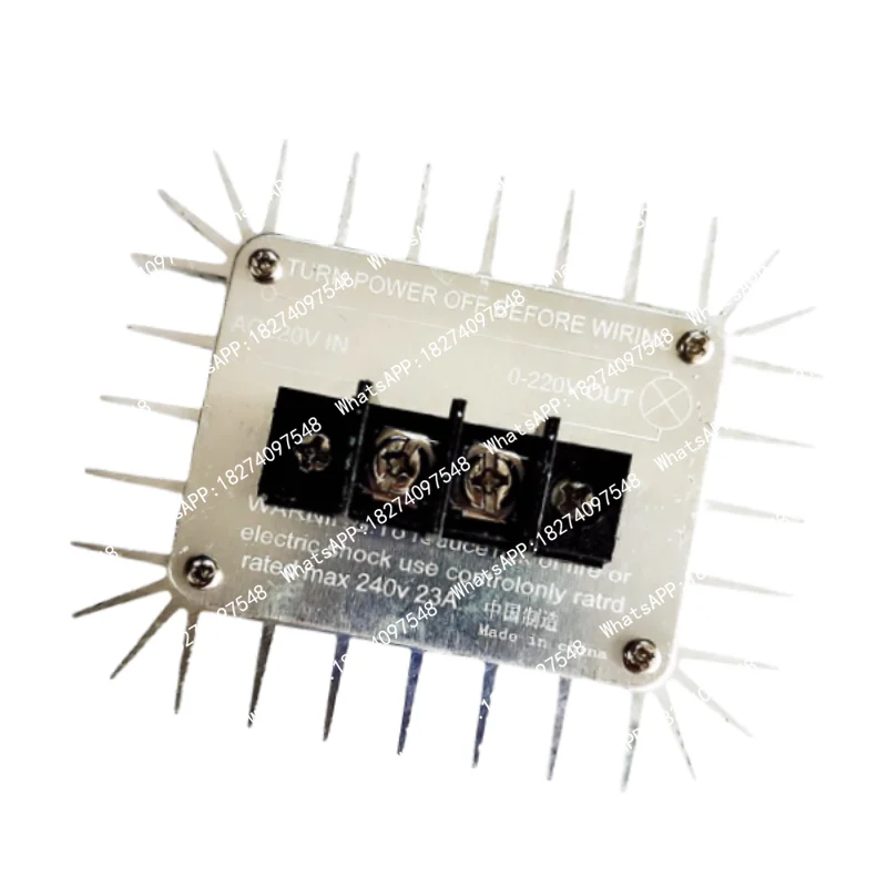 5000W AC voltage regulator, 220V with casing thyristor voltage regulator for temperature and light adjustment