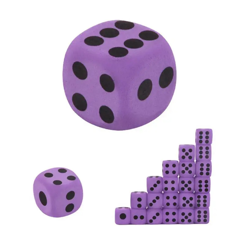 EVA Foam Dice for Board Game, 6 Lados, Brinquedos Educativos para Crianças, Festa Infantil, Especialidade, Espuma, 38mm, 1Pc