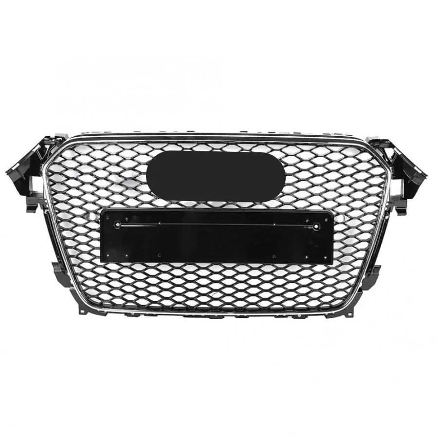 For RS4 Style Front Sport Hex Mesh Honeycomb Hood Grill For Audi A4/S4 B8.5 2013 2014 2015 - 2016