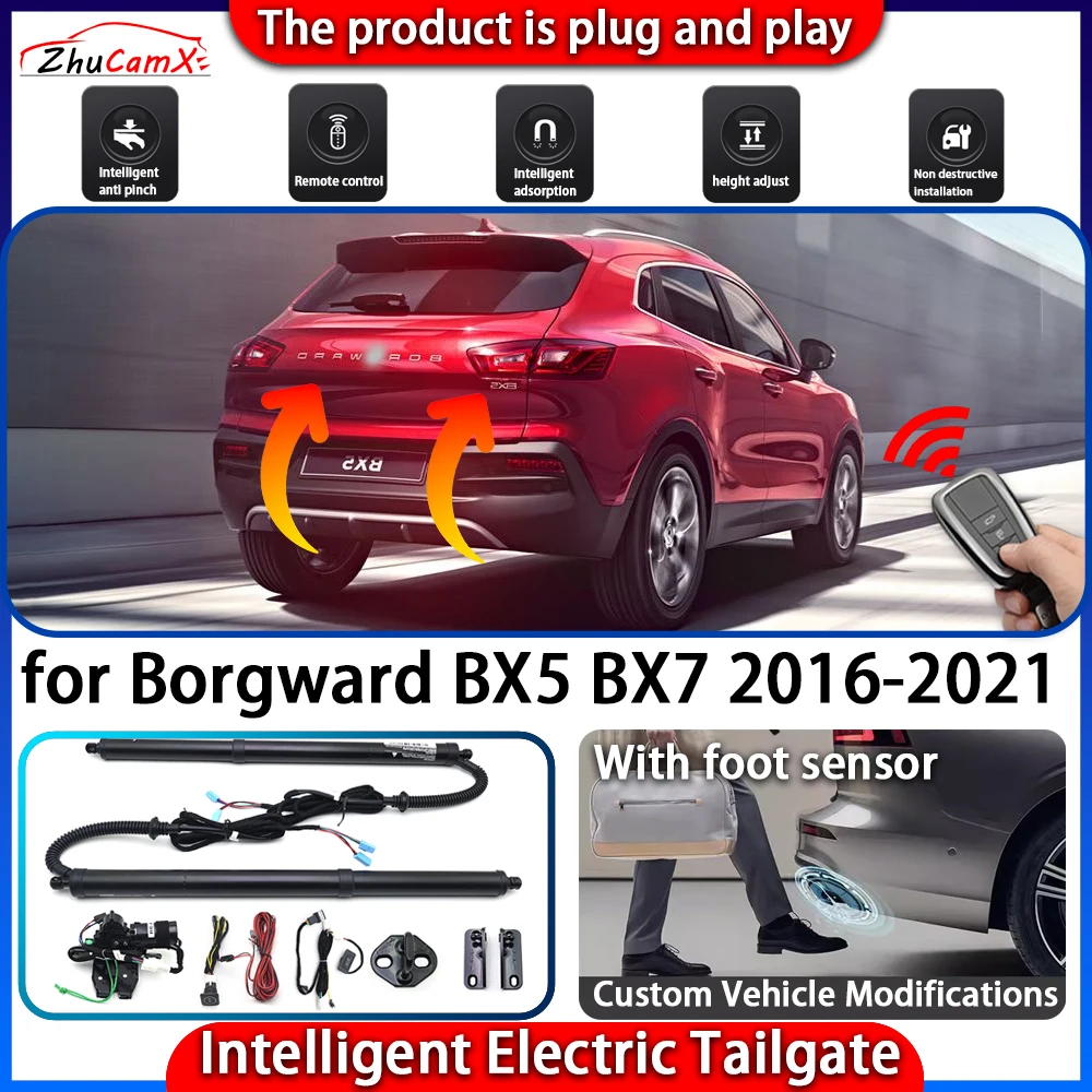 

ZhuCamX Smart Powered Tailgate System for Borgward BX5 BX7 2016-2021 Automatic Intelligent Electric Trunk Lift Control Kit