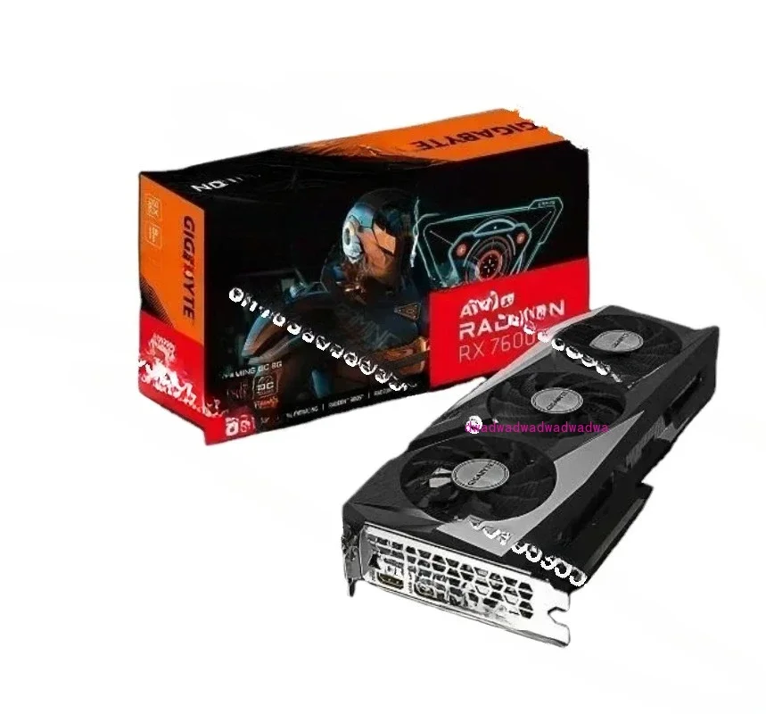 

For gigabyt RX 7600 GAMING OC 8G graphics card rx 7600 amd video card