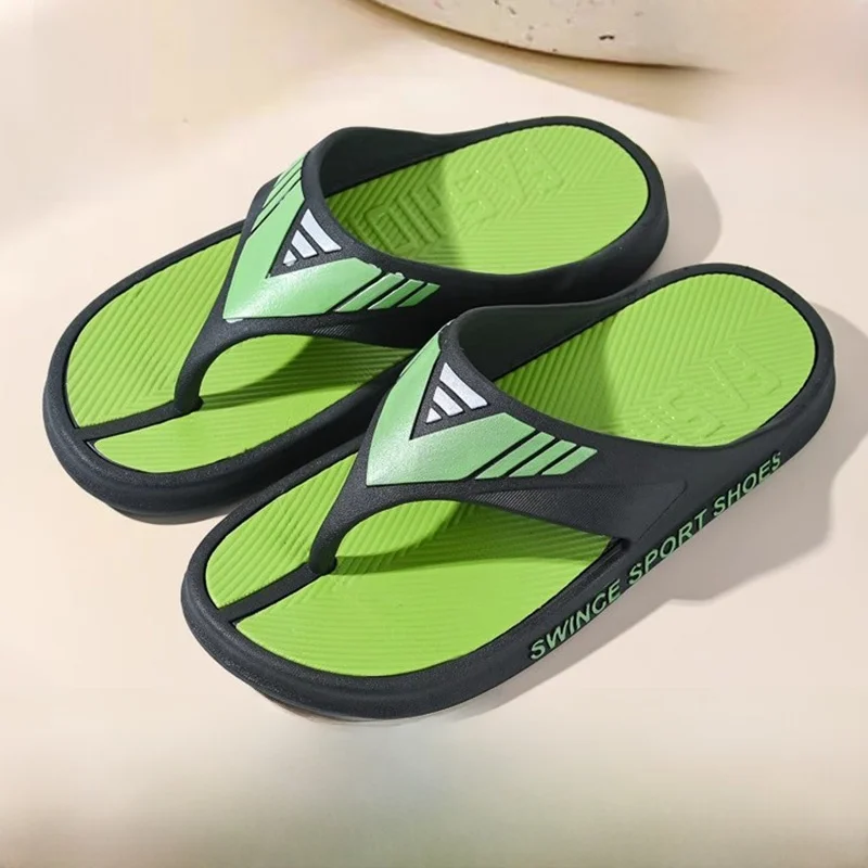 

Мужские летние модные шлепанцы, домашние и уличные тапочки, противоскользящие спортивные повседневные пляжные oes, бренд JIFANPAUL, материал ПВХ