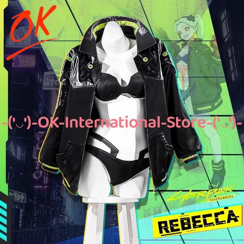 

Киберпанк: Edgerunners Rebecca Косплей Костюм Аниме Игровой Персонаж Наряд Хэллоуин Карнавальная Вечеринка Униформа Костюм