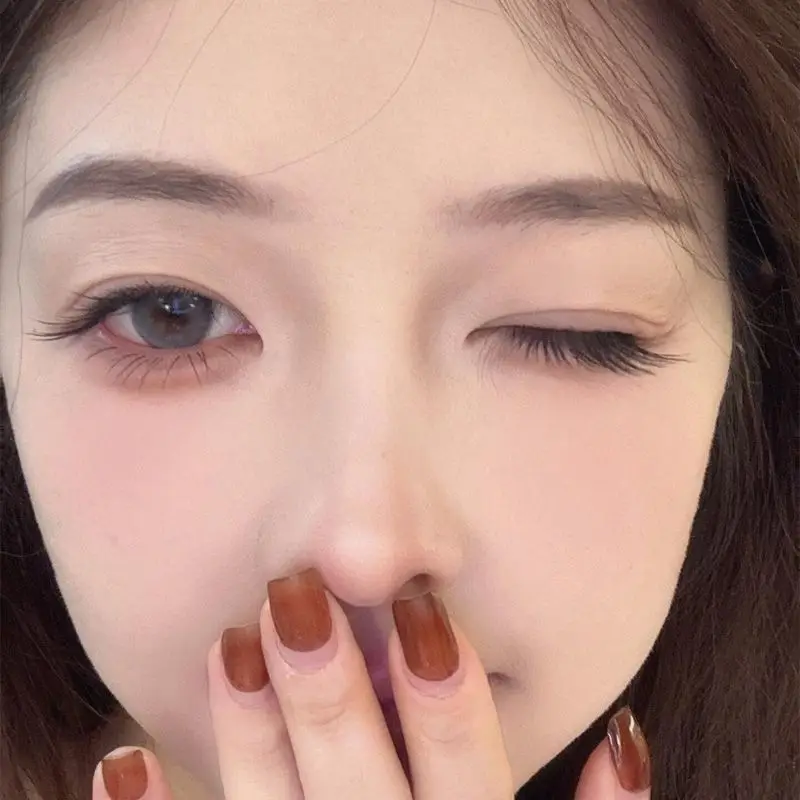 ธรรมชาติ Fairy Sunflower ขนตาปลอม DIY Self-Adhesive Eye Lashes Cluster Extension Fluffy การ์ตูนเครื่องสําอางค์แต่งหน้า