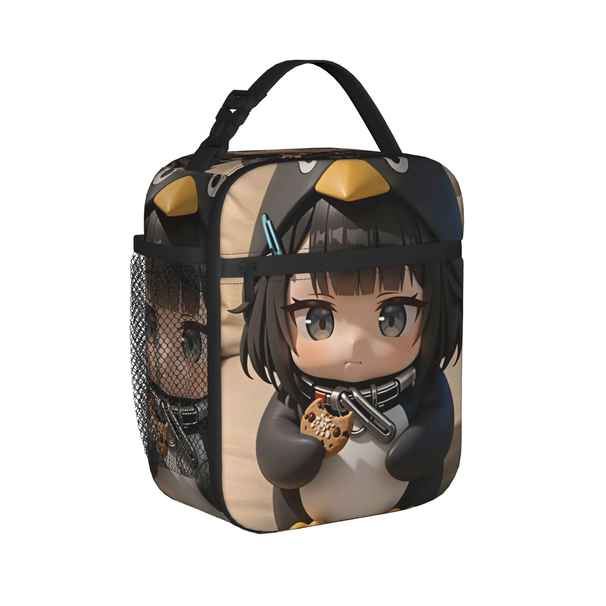 Gugu Gaga Penguin  Lunch Bag  Portable Lunch Box Child Office Graphic Design Cooler Bag Casual Oxford Tote Food Bags