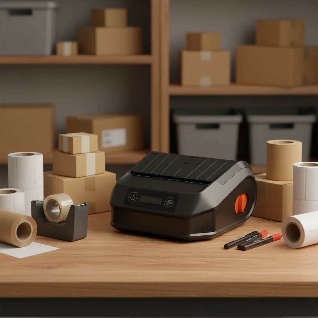 

ATU&UTV80mm Battery Thermal Label Mobile Printer for Android IOS Wireless Bluetooth Small Receipt Maker Machine with Auto Cutter