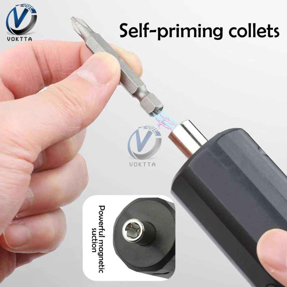 Cordless Electric Screwdriver Mini USB Rechargeable Screwdriver Set Portable Handheld Electric Drill Screwdriver Power Tools