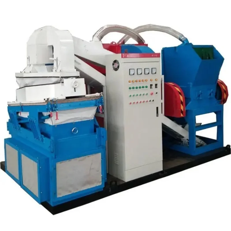 scrap plastic recycle shredder mini machine copper wire making machine copper wire stripping machine