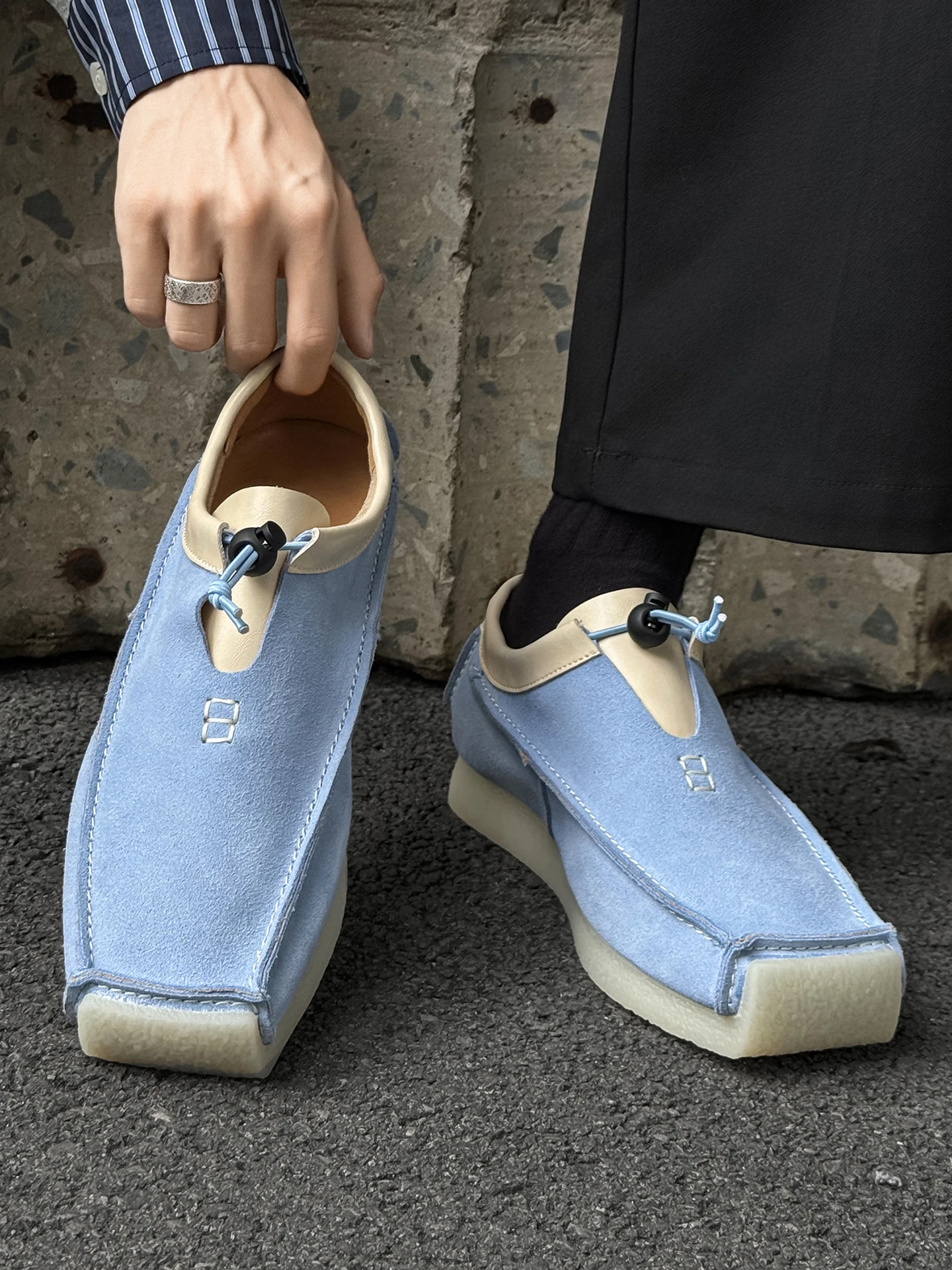 

Low-Top Casual Loers Men's Bean oes Breathable Slip-On Retro oes Faionable Flat Heel Comfortable Rubber Sole