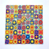 150g Pack Geometric Glass Mosaic Tiles for Artistic Decorations Handmade Garden Pot Decoration Soft Furnishing Creative Projects 5