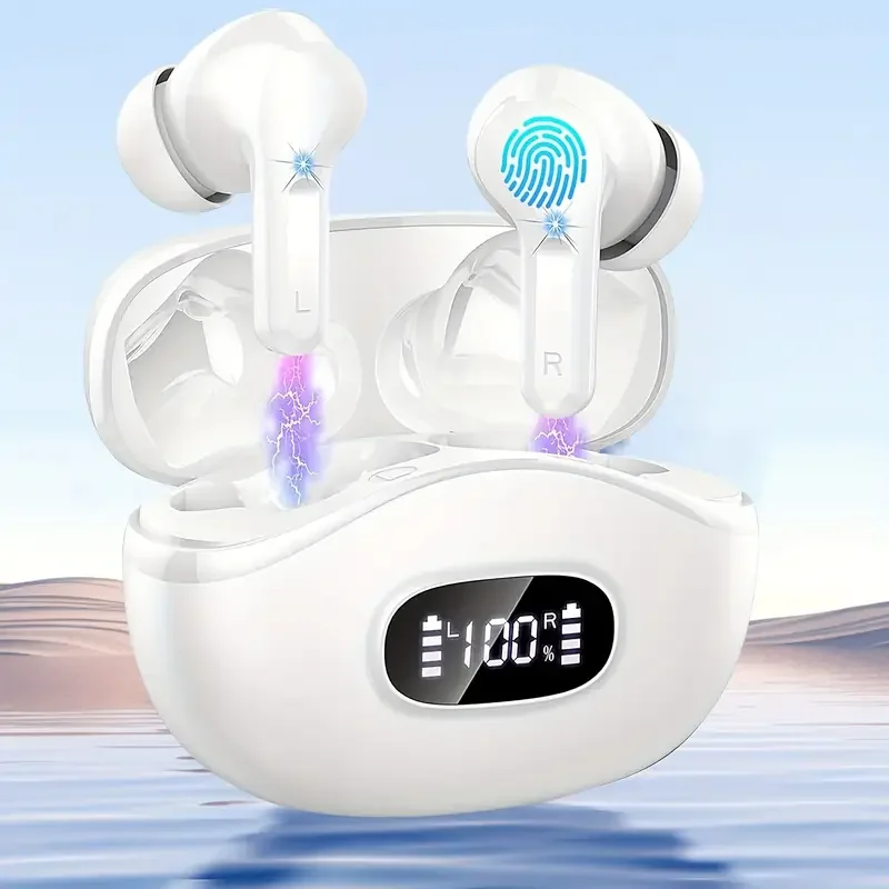 

Original i63 TWS Wireless ENC Headphones Bluetooth 5.3 Earphones Sports Headset In-Ear Noise Cancellation LED Display with Mics