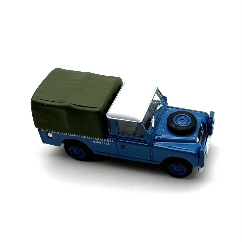 Oxford 1:76 La-nd Ro-ver Series ll Blue Alloy Simulation Model Car