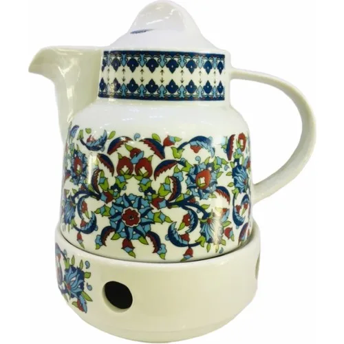 Livava Herbal Tea Teapot Porcelain Ethnic Pattern