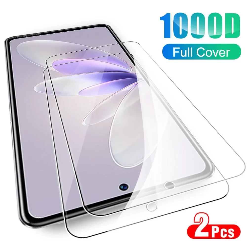 2PCS Tempered Glass Case Screen Protectors For Vivo V27e V 27 V27 E 27E 4G Phone Protective Films Cover 6.62Inch