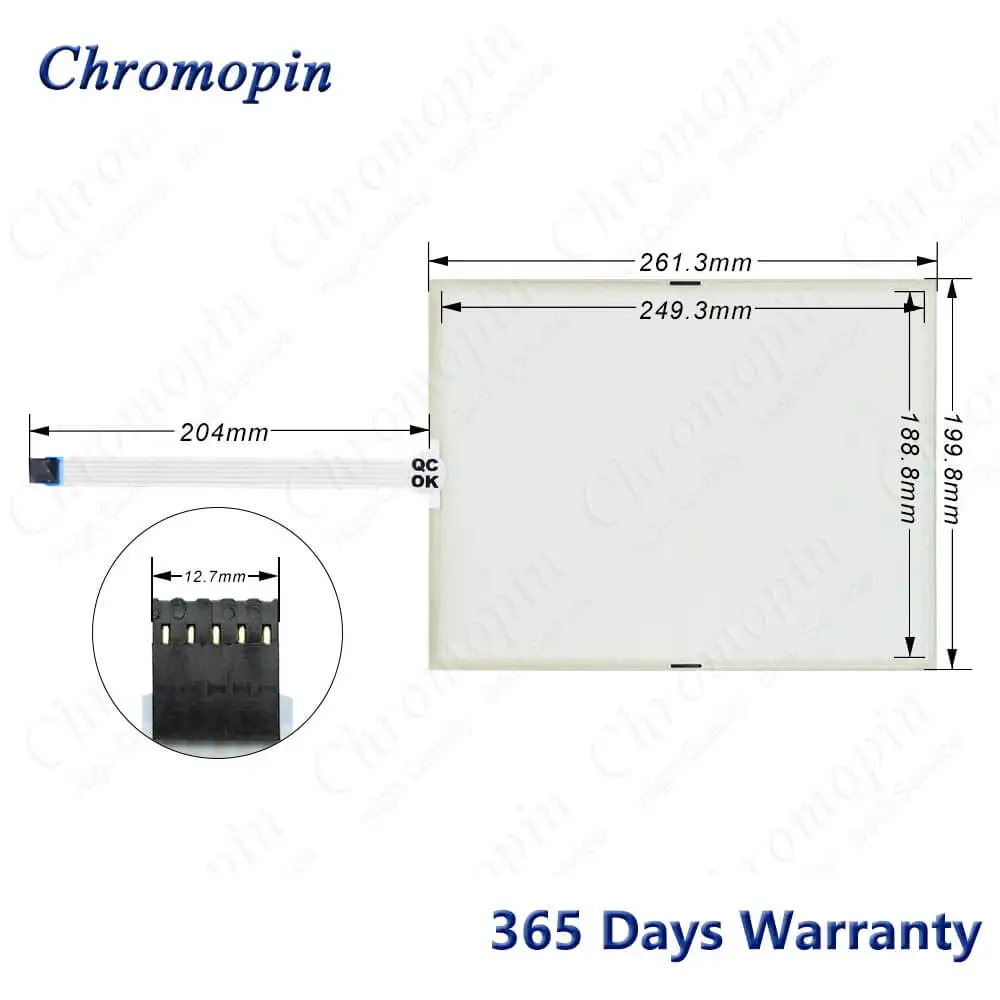 AMT28161 91-28161-00B Touch Screen Panel Glass Digitizer for AMT-28161 AMT 28161 91-28161-00B Touchscreen Glass