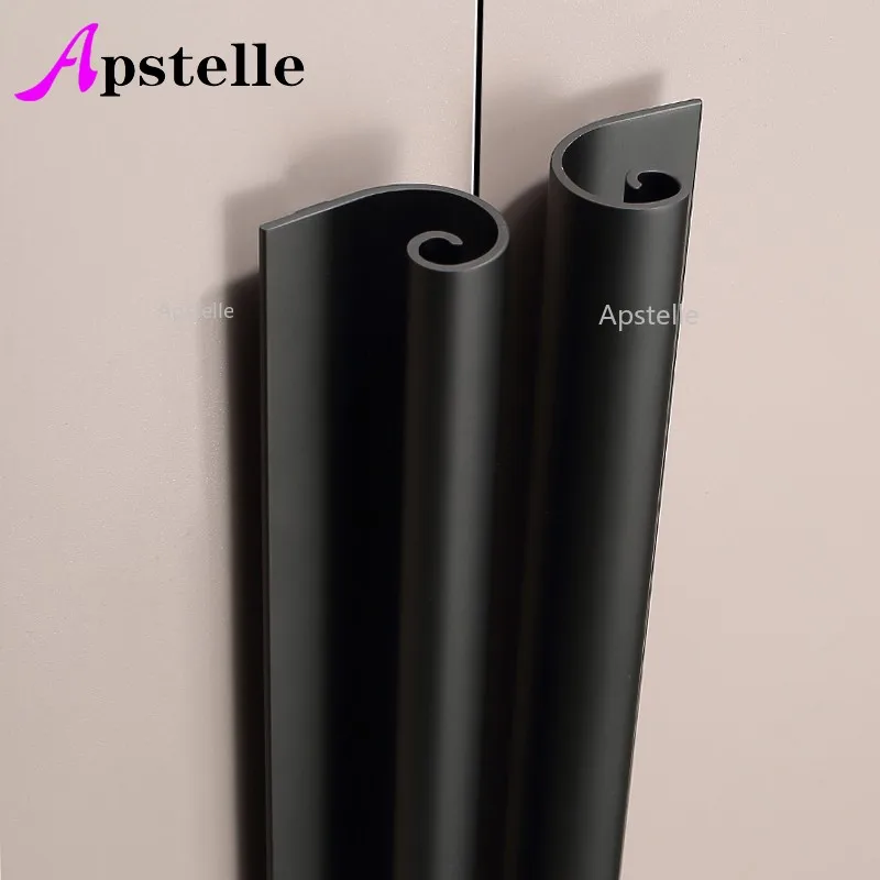 APSTELLE  Extended Wardrobe Gold Gray Zinc Alloy Handle Nordic Drawer Handle Wine Cabinet Closet Handle of Furniture Hardware