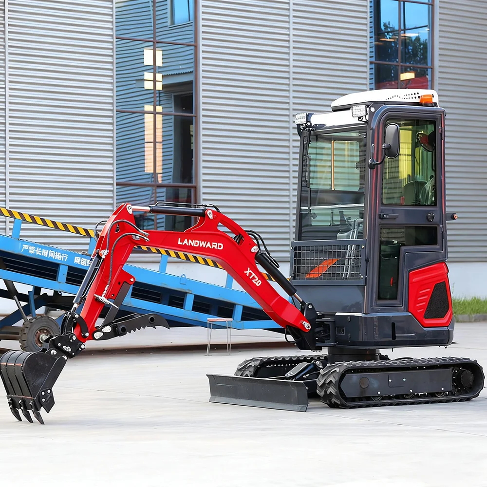 

Hot Sale Multifunction Mini Excavator Home Use Kubota Engine Diesel Excavator CE Euro 5 Small Crawler Digger 1 Ton 2 Ton Custom