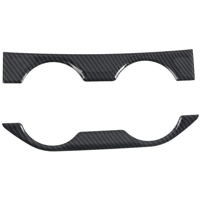 

Для Dodge Ram 1500 2019 2020 автомобильные аксессуары заднее сиденье чаша воды рамка Крышка отделка углеродное волокно