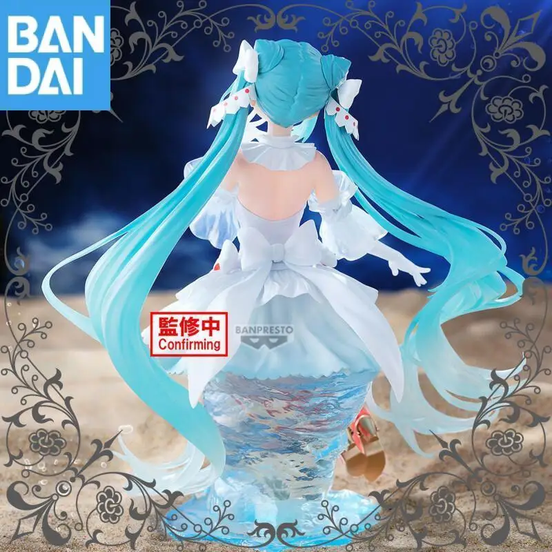 

BANDAI оригинальный BANPRESTO Vocaloid Hatsune Miku EVOLVE Clearluxe Ice Sea Angel Коллекция ПВХ Фигурка Модель Игрушки Подарки