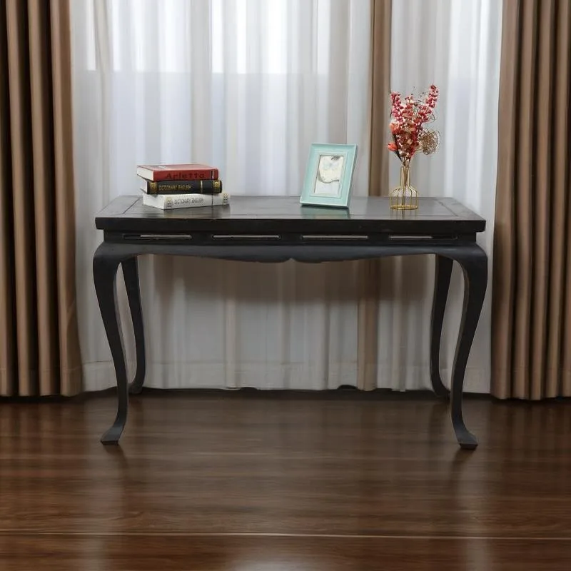 Antique all-solid wood furniture, , tea table, retro and simple painting table, study desk, Chinese table