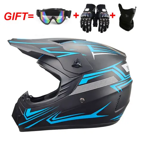 Gear Full Face Motorcycle Helmet Off-Road Downhill AM DH Motocross Cross Casco Capacete Helmets Free Shipping & 3 Bonus Gifts