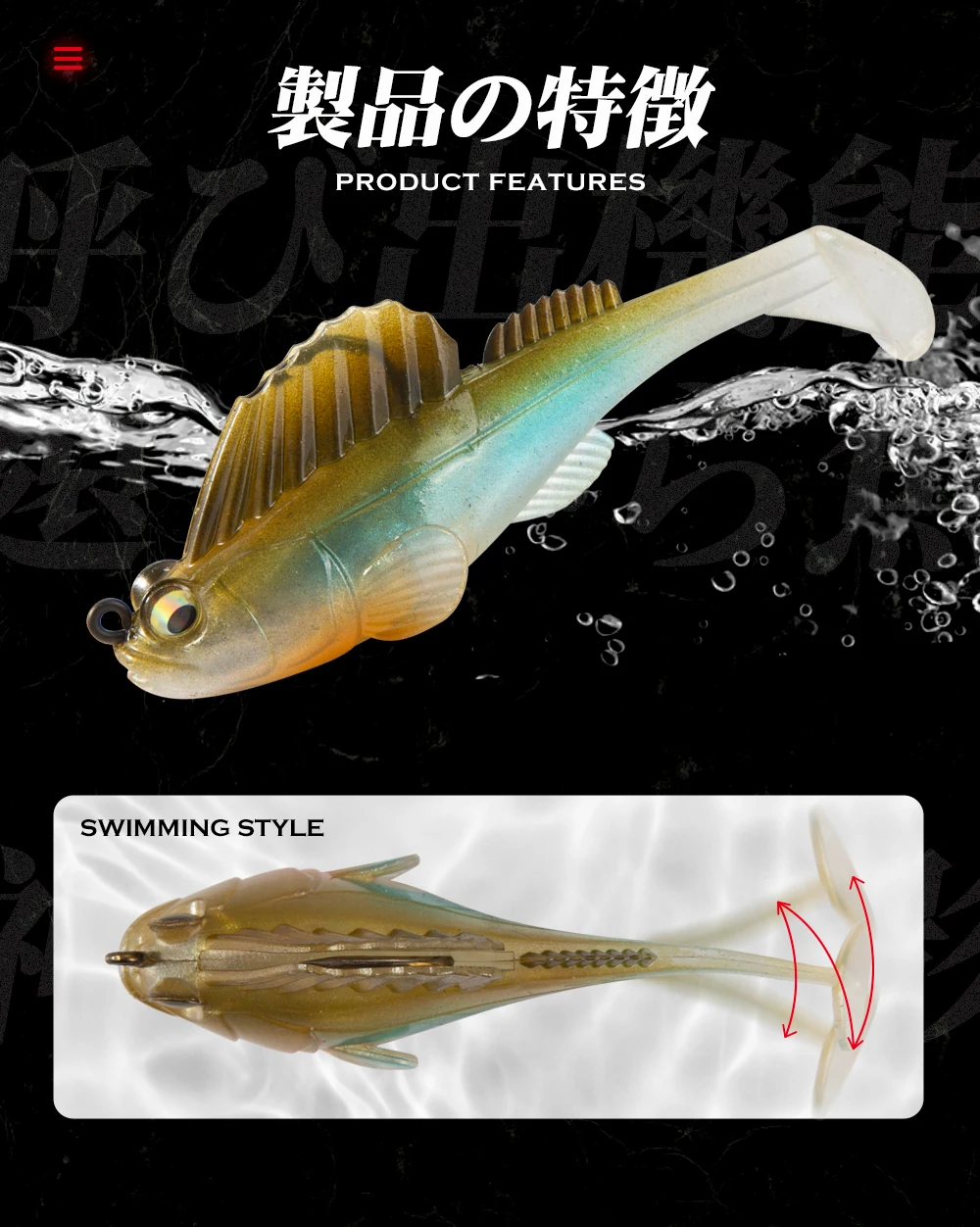 Hunthouse Jig Coated Angelköder 75mm/14g Weichköder für alle Gewässer, Swimbaits für Forelle, Hecht, Barsch, Shad, Barsch, Tackle LW226 – Detail 3