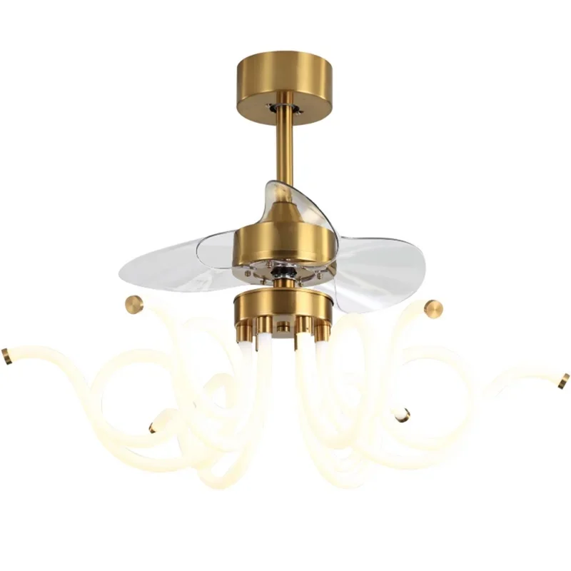 ALBERT Postmodern Ceiling Fan Light with Remote Control LED Contemporary Lighting for Home Dining Room
