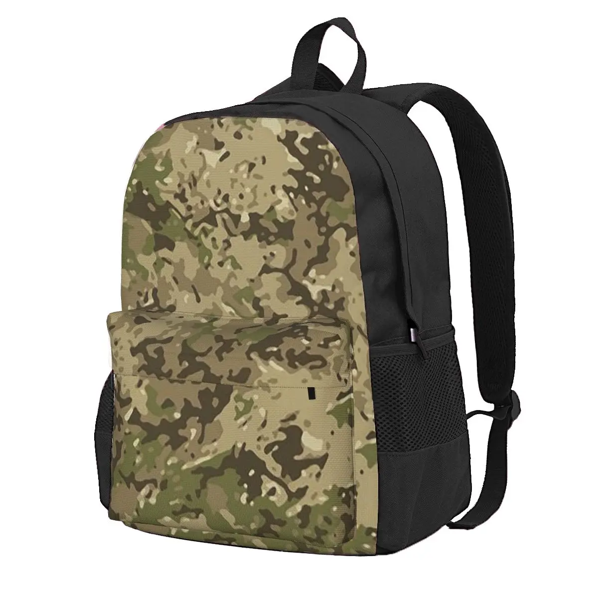 Multicam Military Trout Camo  Student Backpack School Bag Hiking Travel Daypack for Boys Girls Fashion Bookbag Shoulder Bags