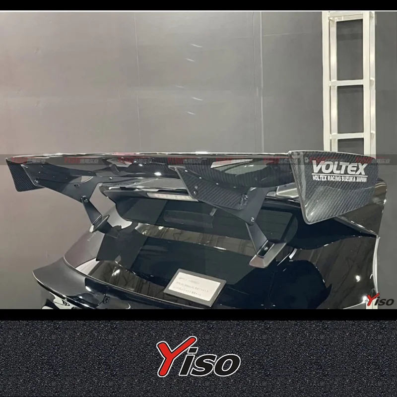 

Подходит для Yaris GR VOLTEX: заднее антикрыло из карбона BATTLE DUCK, большой задний спойлер из карбона для Yaris GT