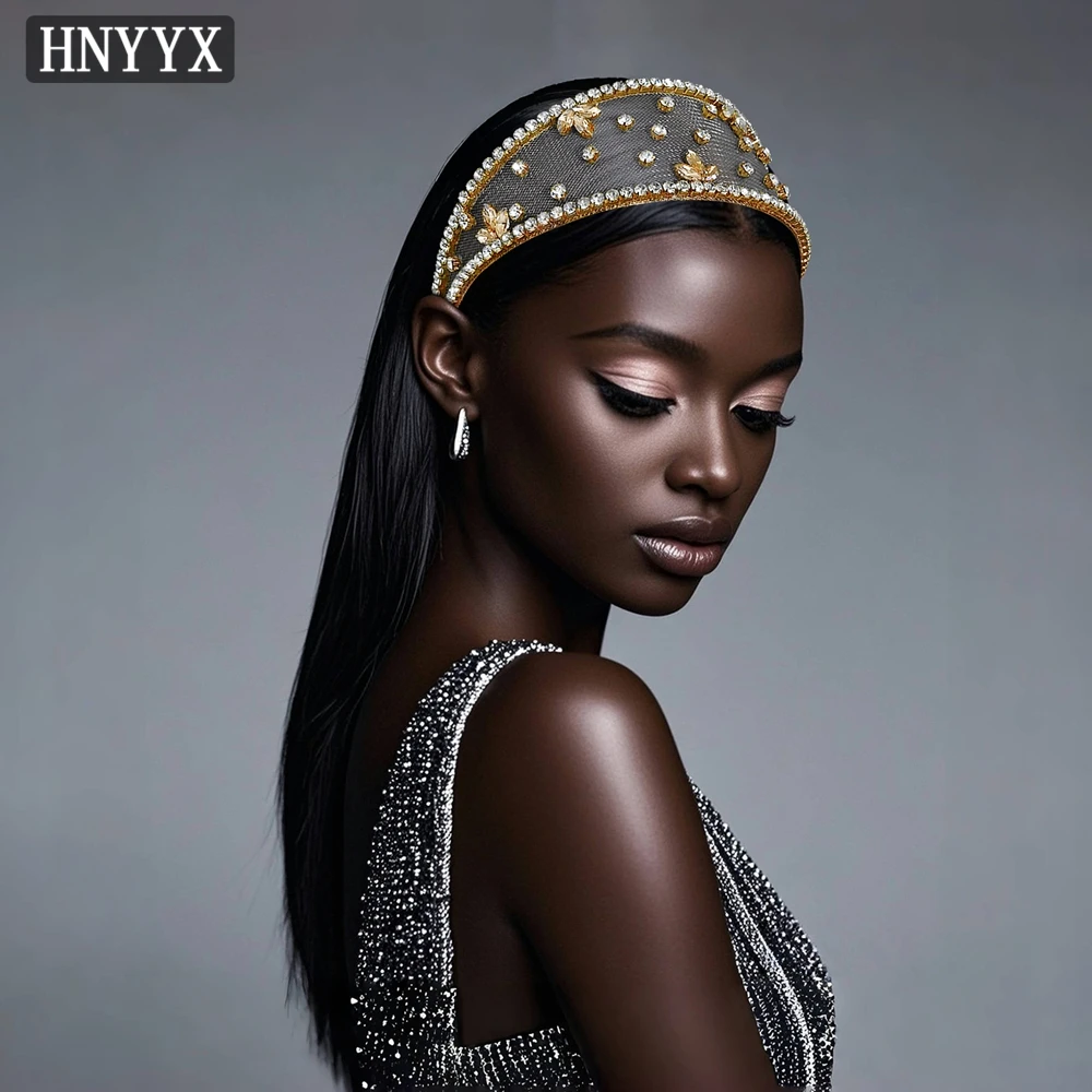 

HNYYX Women Luxury Rhinestone Headband Sparklibg Hairband Fairy Tiaras Crowns for Wedding Birthday Party Bridal Headwear A398