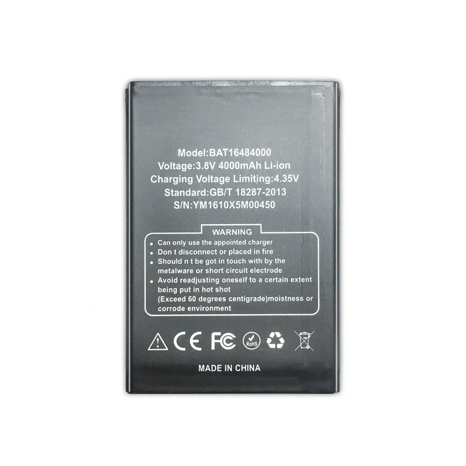 4000mAh Mobile Phone Batteries For DOOGEE X5 MAX X5max Pro X5maxPro Smartphone Battery