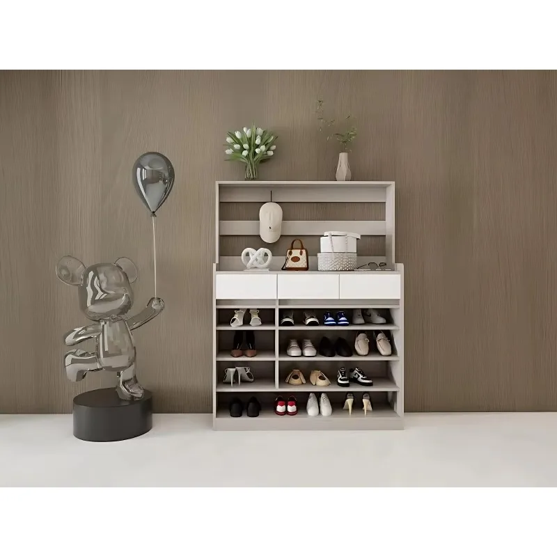 

Wholesale Modern Extendable Wooden Living Room Shoe Rack Cabinet with Storage