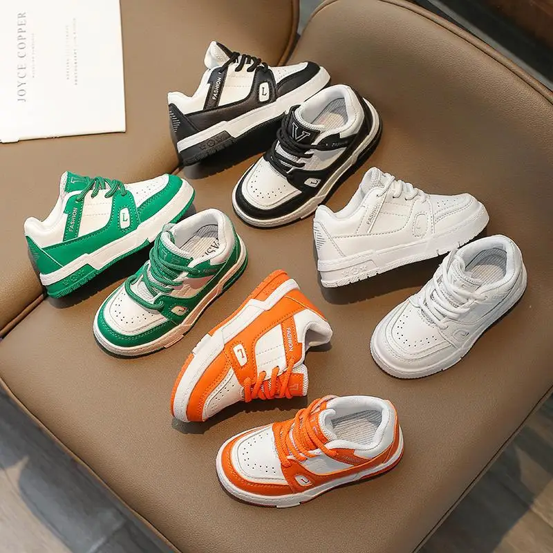 Nuova primavera autunno nuove scarpe per bambini scarpe causali per bambini Sneakers coreane colorate ragazzi suole morbide scarpe sportive da