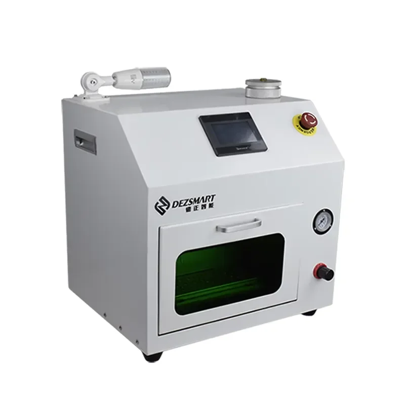 Hot Silman DEZ-C700 Automatic SMT Nozzle Cleaning Machine Pick Place 30 Pcs Batch Desktop Touchscreen PLC Control 220V