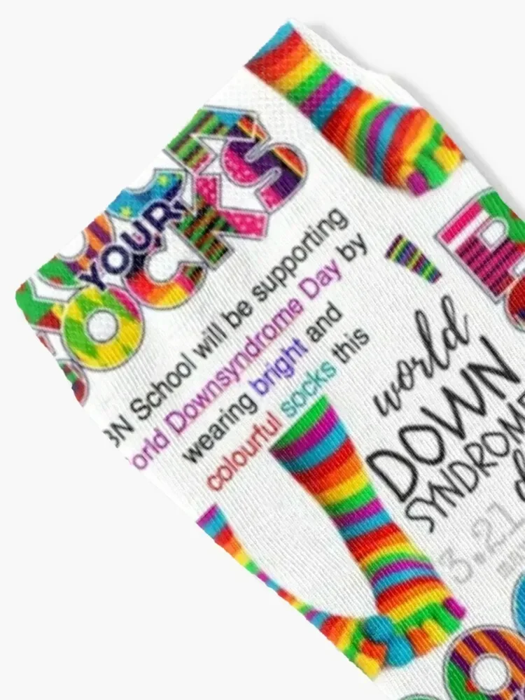 21March # WORLD DOWN SYNDROME DAY #WORLD DOWN SYNDROME DAY Socks gifts fashionable custom Boy Child Socks Women's