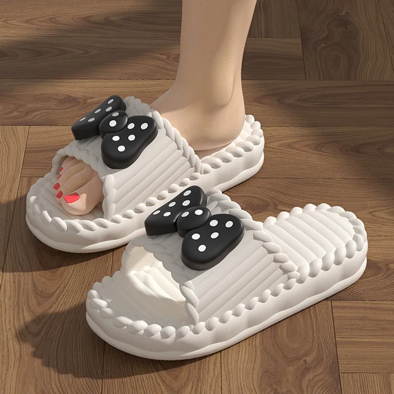 

Women Slippers Summer Home Indoor Use, 2026 New Style, Thick Soled, Household Bathroom Anti-slip Cool Slippers for Outdoor Wear