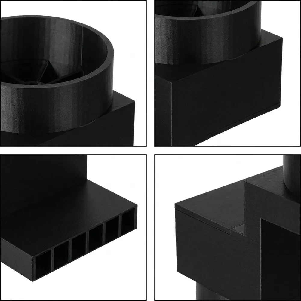 Bottom Vent Adapter Garage Door Vent Kit Seamless Integration Design Optimal Airflow Facilitation Aluminum Foil Pipes Included