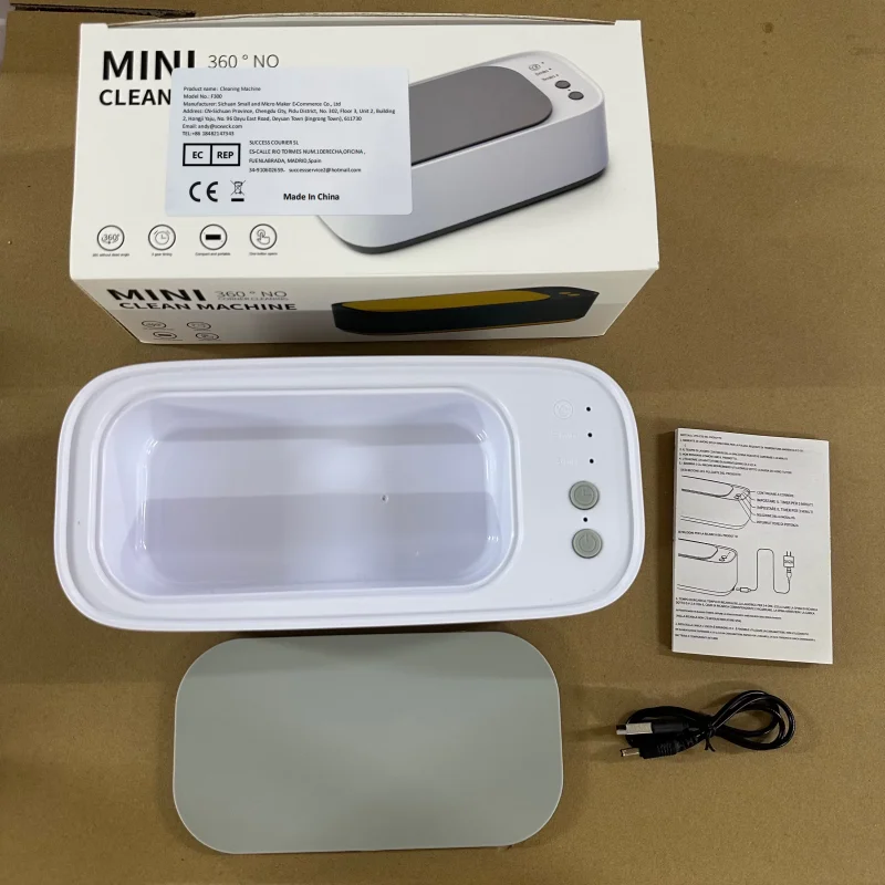 

Ультразвуковая мини-мойка для очистки: высокочастотная вибрация, регулировка, для очков, ювелирных изделий, детских пустышек, с таймером