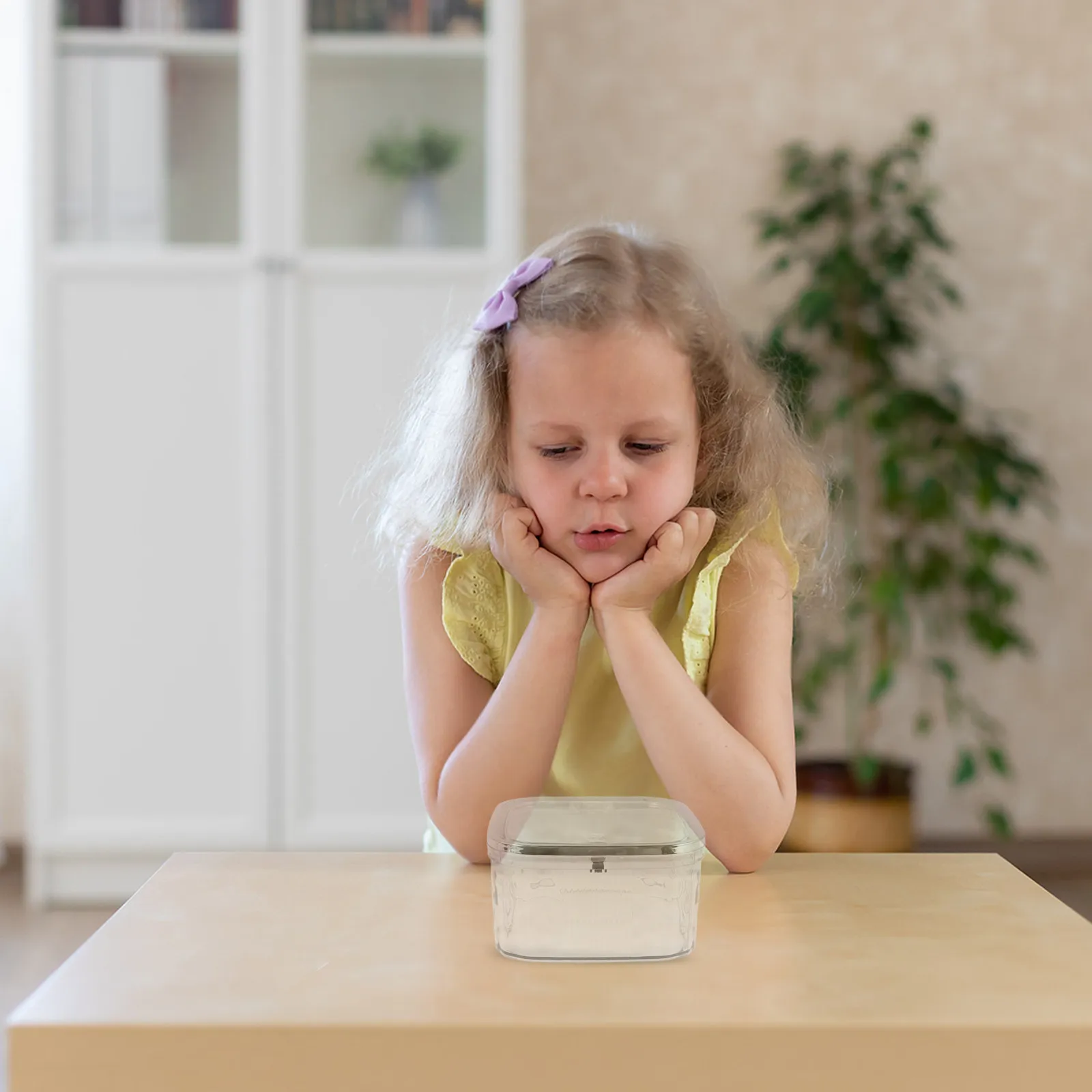 

Hair Accessories Organizer for with Spacious Compartment Clear View Window -Friendly Press Open Hair Clip