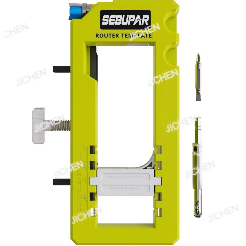 Hinged Door Lock Hole Locator, Door Hinge Mounting Kit/Mortiser Template