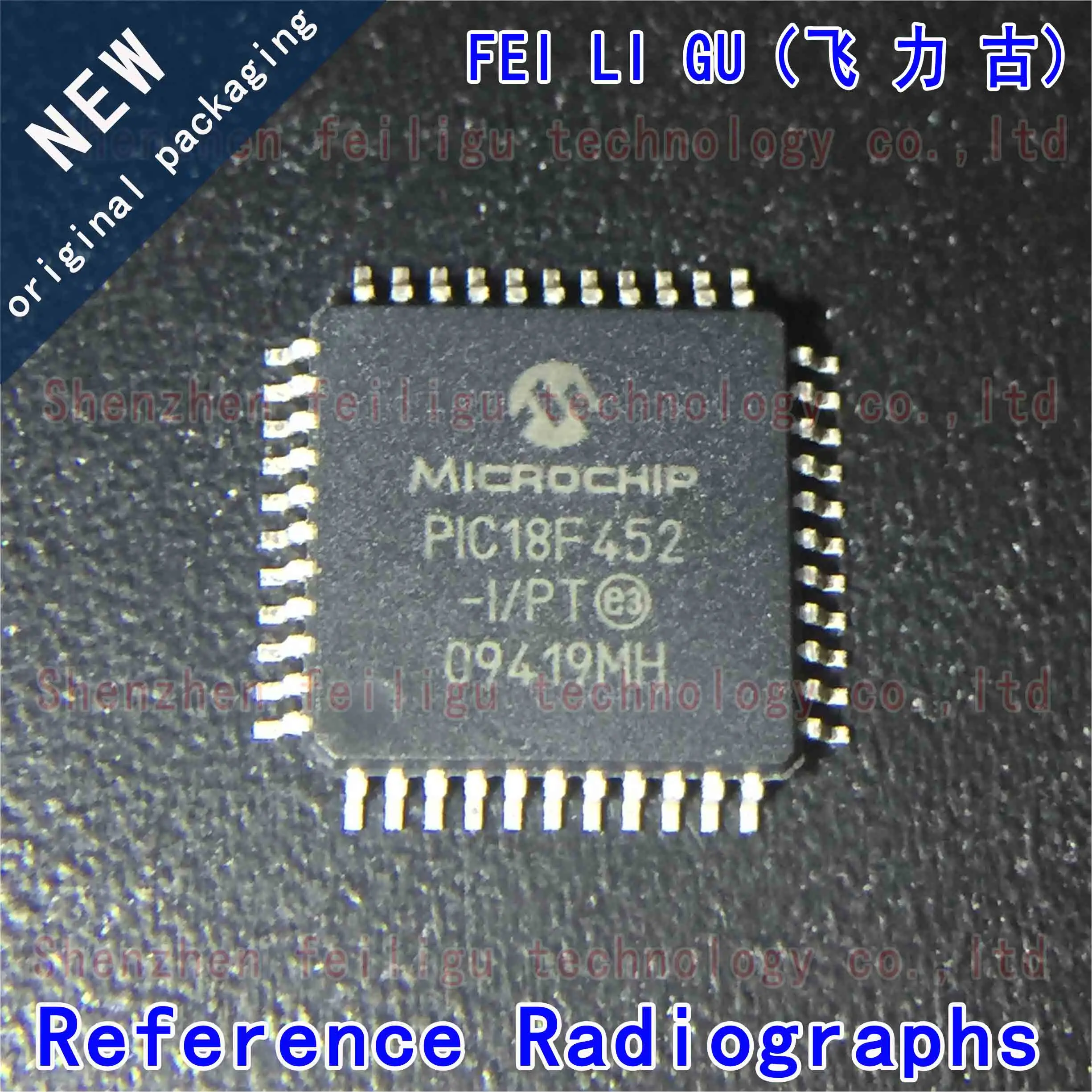 

1~30PCS 100% New original PIC18F452-I/PT PIC18F452 package:TQFP44 8-bit microcontroller MCU/MPU/SOC chip