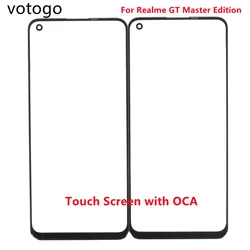 2 in 1 Touch Screen Outer Glass + OCA Glue For Realme GT Master Edition Front LCD Display Panel Lens Replacement