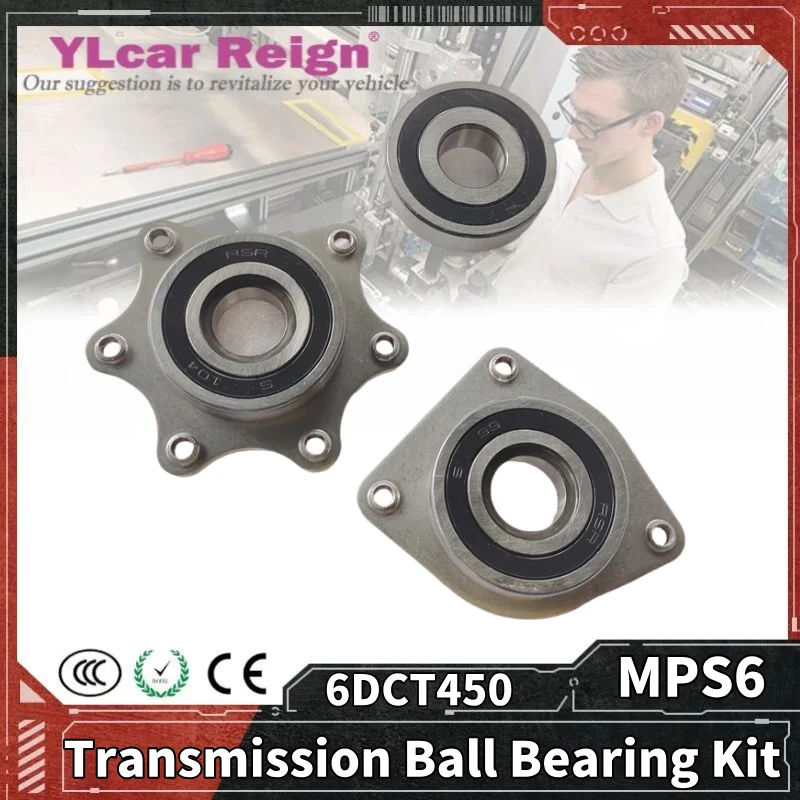 MPS6 6DCT450 Automatic Transmission Gearbox Dual Clutch 5/6/REV Shaft Ball Bearing Kit For Ford Volvo Dodge Car Accessories