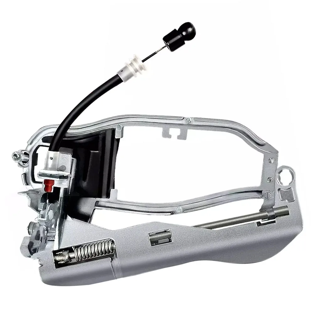 

For BMW X5 2000-2006 Right Side Handle Passenger Side Handle Color Silver Easy Installation Plastic And Metal Material