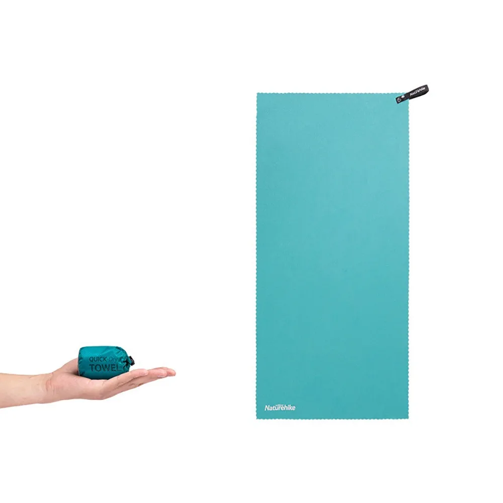 منشفة رياضية فائقة الامتصاص سريعة الجفاف خفيفة الوزن محمولة من الألياف الدقيقة قابلة للغسل في الغسالة مع حقيبة تخزين منشفة سفر